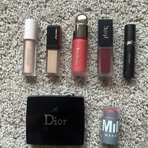 Dior, YSL, Rare Beauty, Milk, Shiseido Bundle Make Up Products